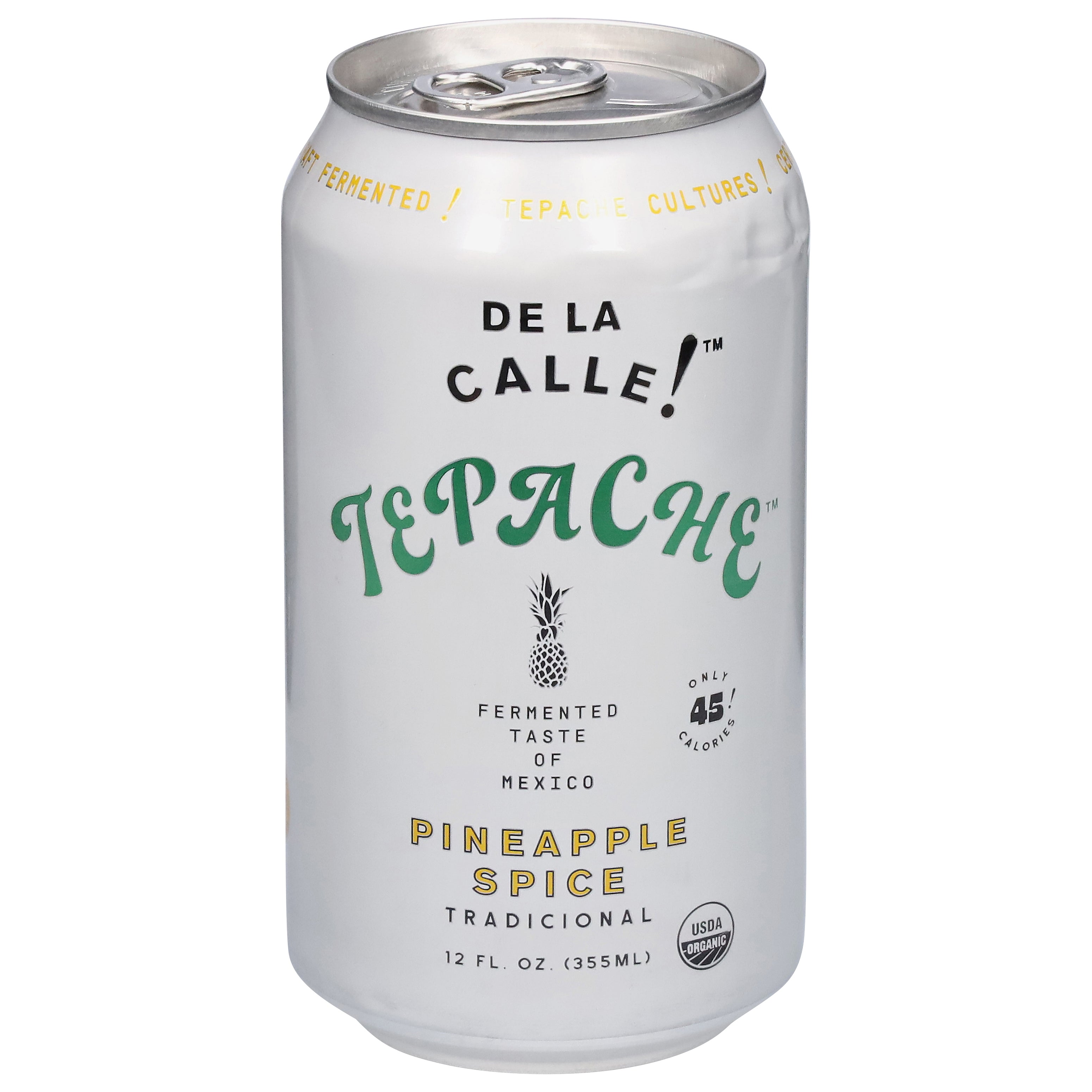 De La Calle! Pineapple Spice Traditional Tepache 12 fl oz - Case of 12