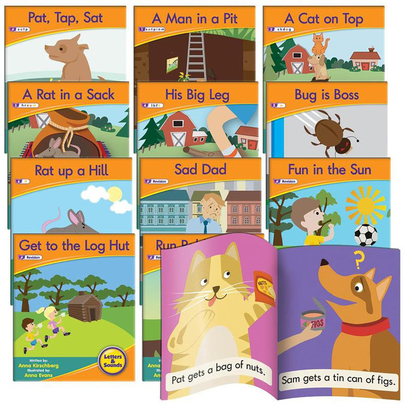JUNIOR LEARNING - Letters & Sounds Phase 2 Set 1 Fiction