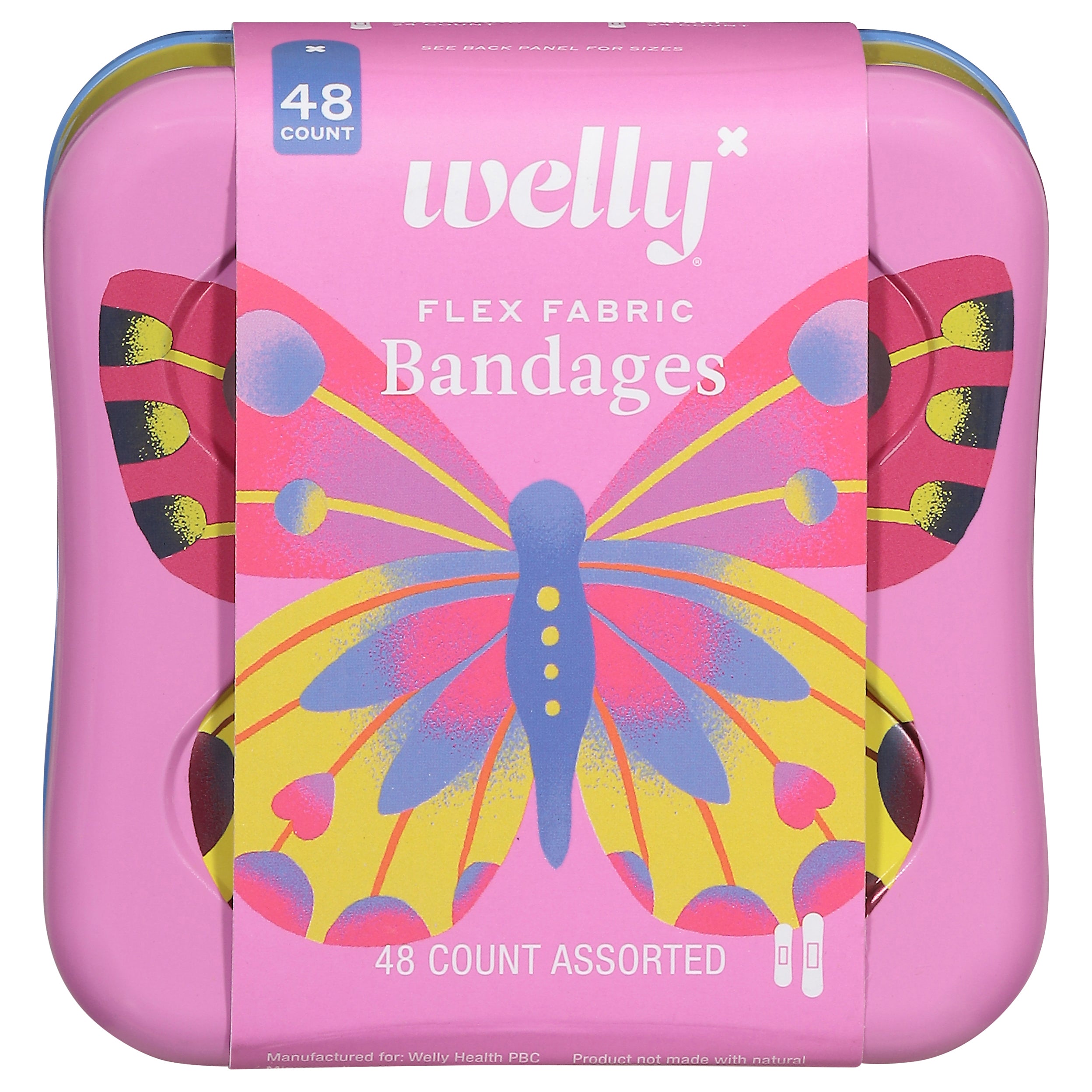 Welly Flex Fabric Assorted Bandages 48 ea - Case of 1