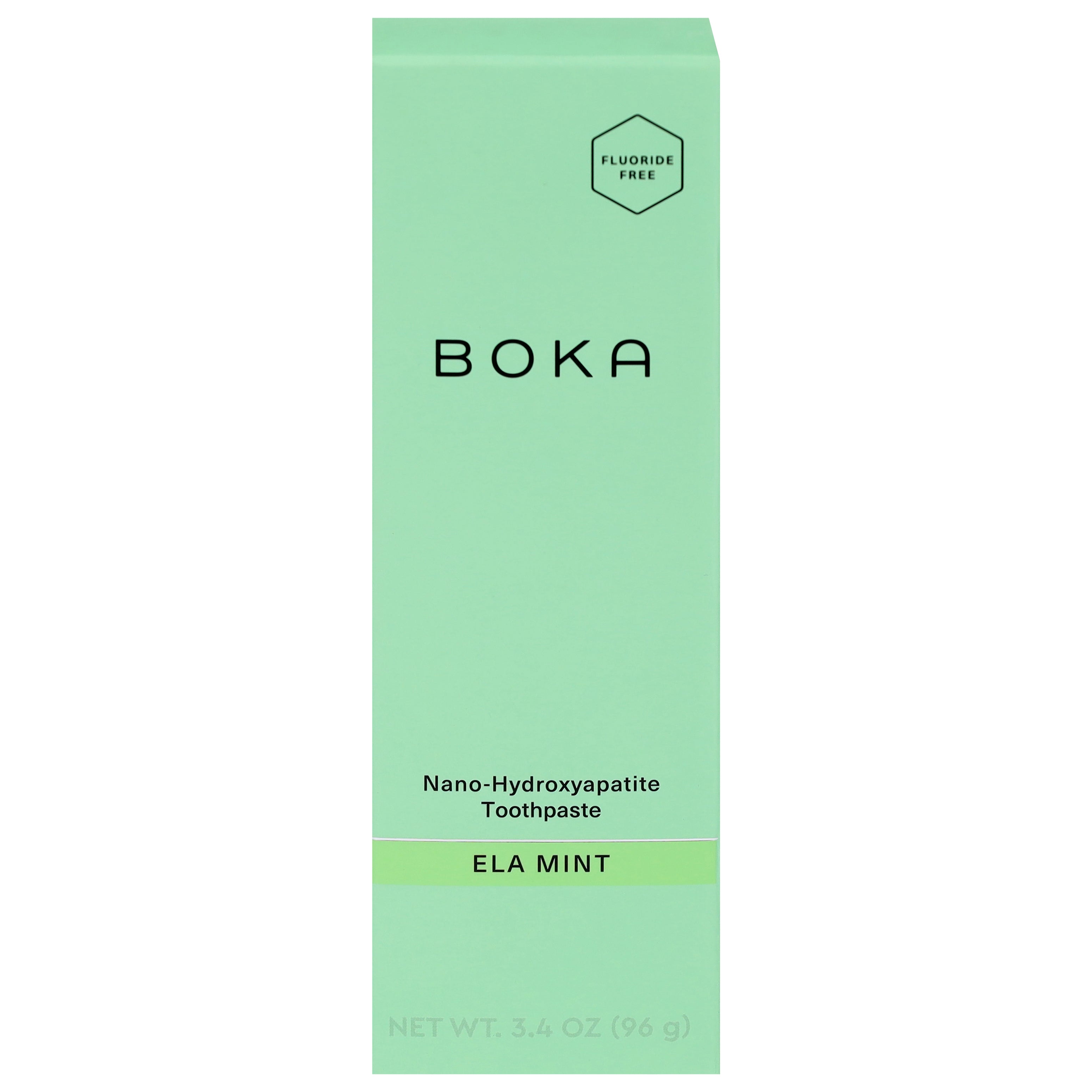 Boka Nano-Hydroxyapatite Ela Mint Toothpaste 3.4 oz - Case of 1