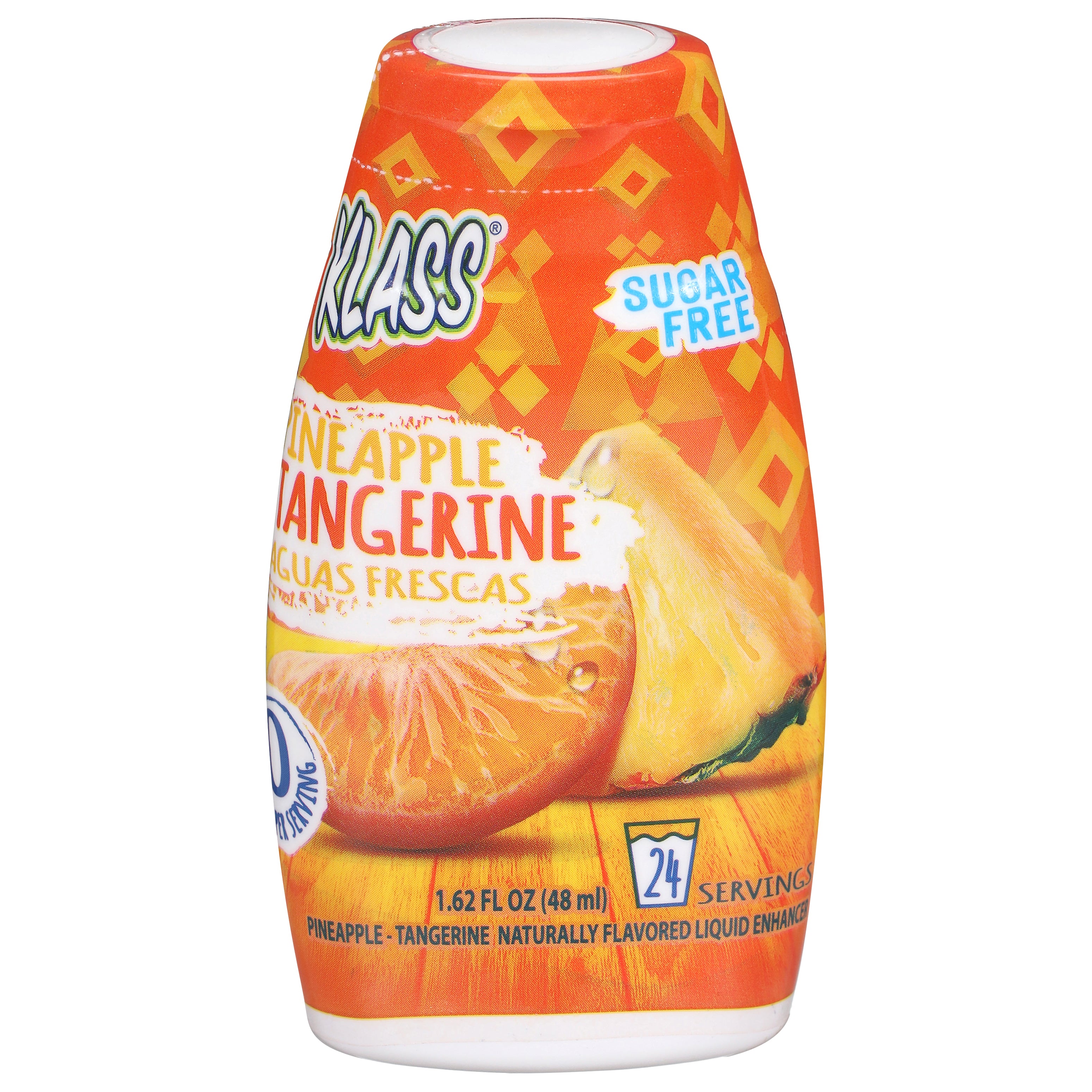 Klass Aguas Frescas Sugar Free Pineapple Tangerine Drink Mix 1.62 oz - Case of 12