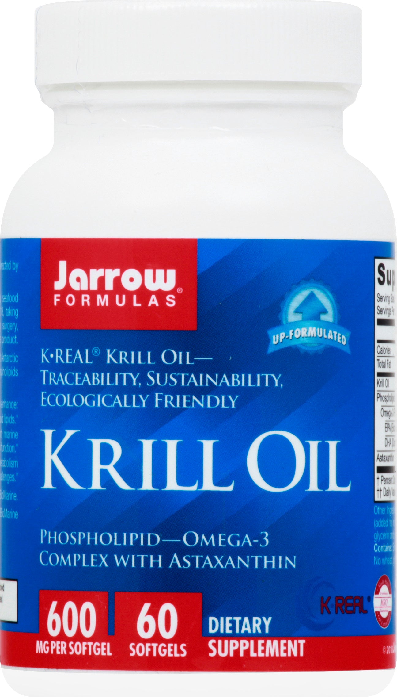 Jarrow Formulas Softgels Krill Oil 60 ea - Case of 1