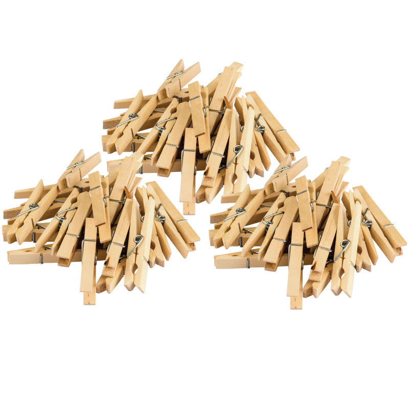 TEACHER CREATED RESOURCES - STEM Basics: Clothespins, 50 Per Pack, 3 Packs