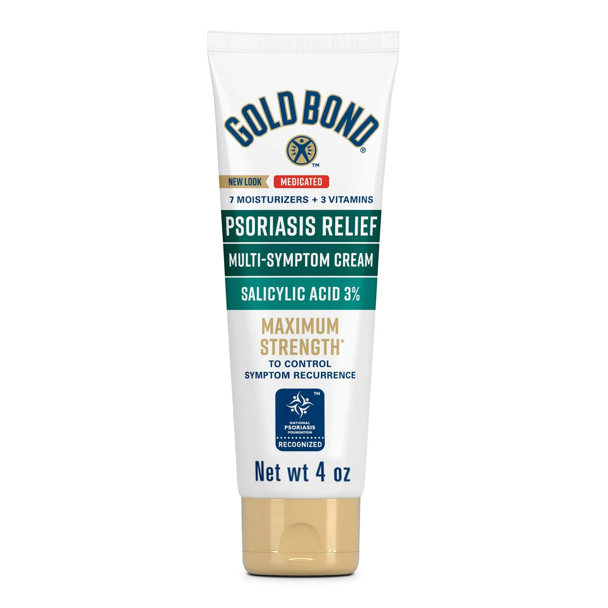 Sanofi - Psoriasis Cream Gold Bond® Psoriasis Relief Medicated Multi-Symptom 4 oz. Tube Unscented Cream [1/EA]