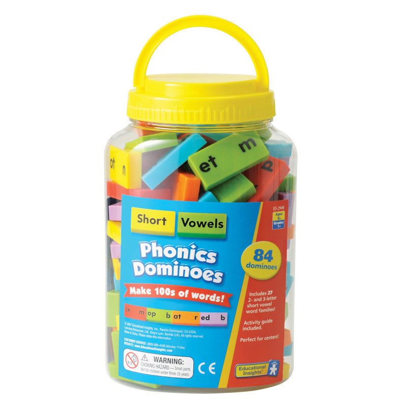 EDUCATIONAL INSIGHTS - Phonics Dominoes: Short Vowels
