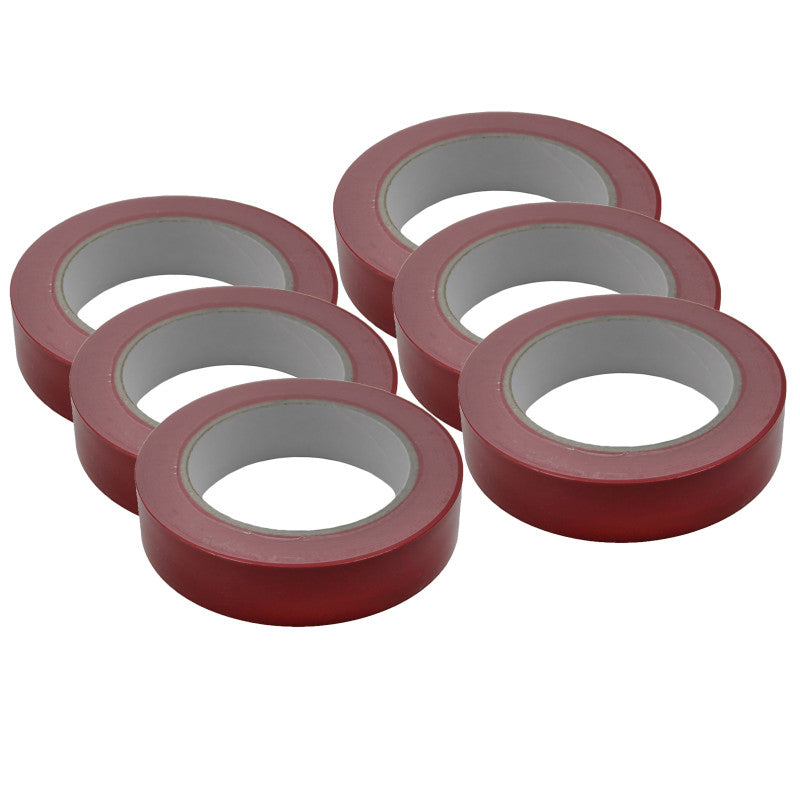MARTIN SPORTS - Floor Marking Tape, Red, 6 Rolls
