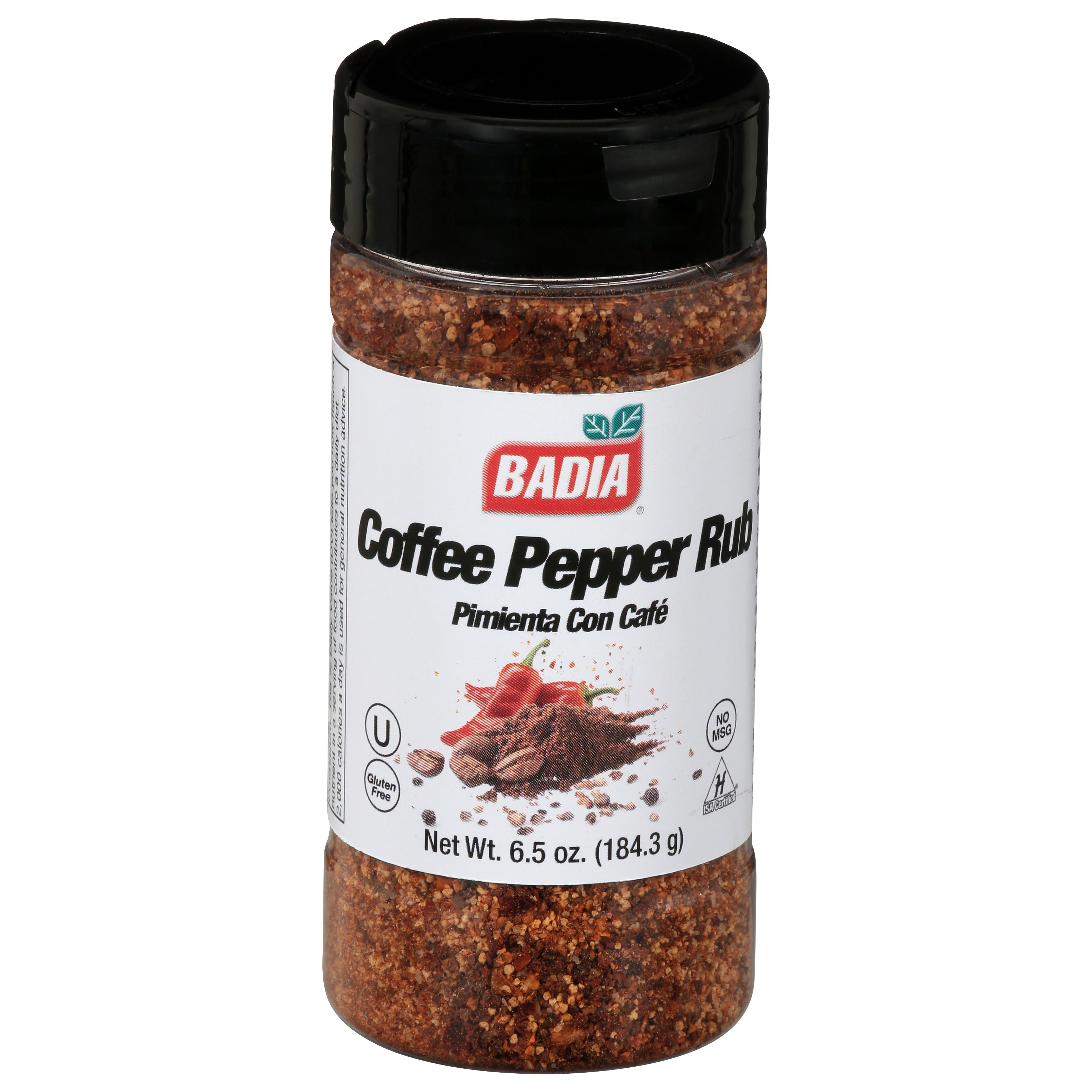 Badia Coffee Pepper Rub 6.5 oz - Case of 6