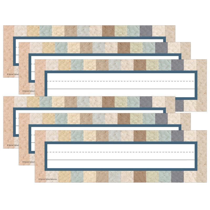 TEACHER CREATED RESOURCES - Everyone is Welcome Flat Name Plates, 36 Per Pack, 6 Packs