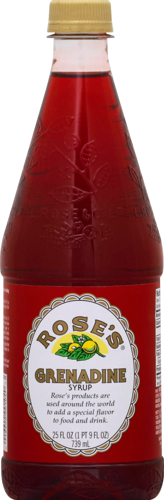 Rose's Syrup 25 oz - Case of 6