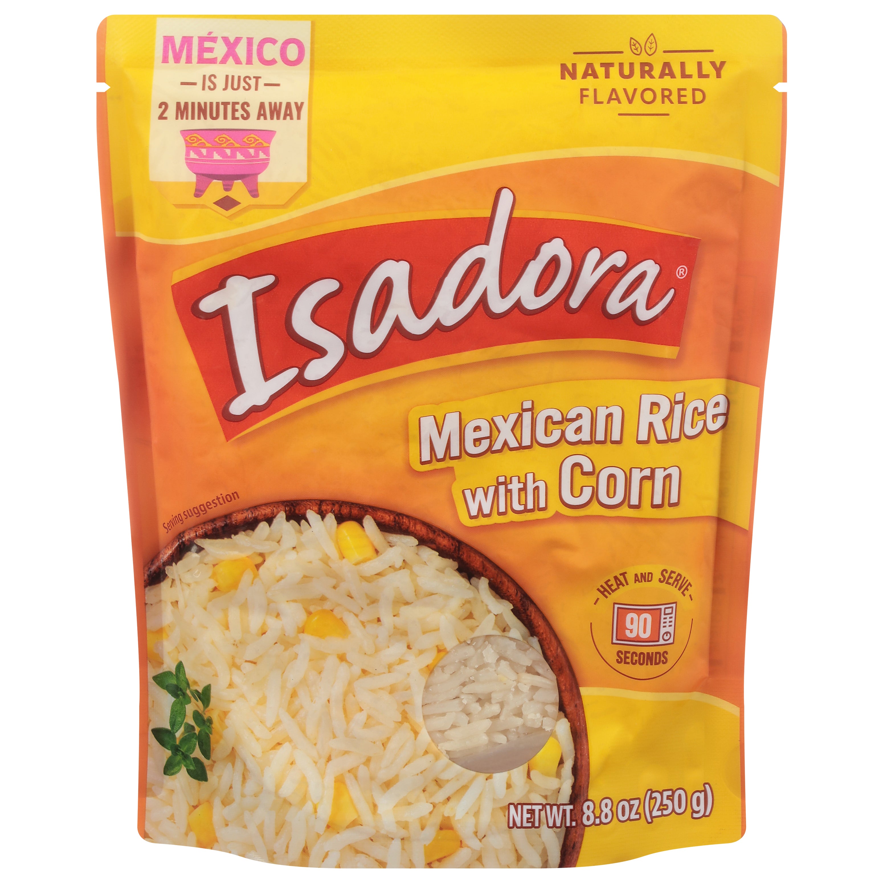 Isadora Mexican Rice with Corn 8.8 oz - Case of 8
