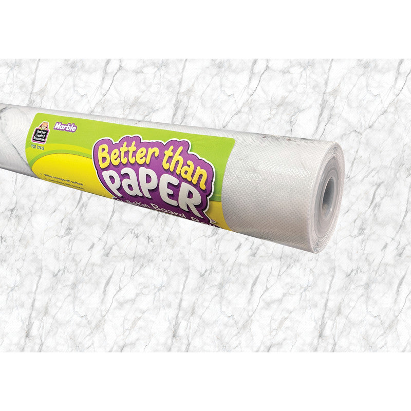 TEACHER CREATED RESOURCES - Marble Better Than Paper Bulletin Board Roll, 4' x 12', Pack of 4