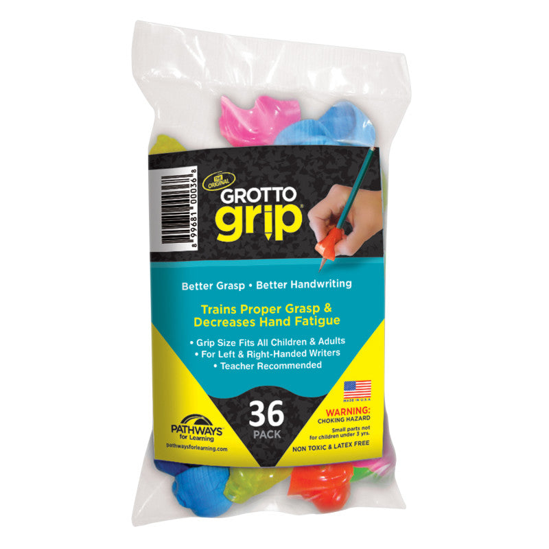 PATHWAYS FOR LEARNING - Grotto Grip® Pencil Grips, Pack of 36