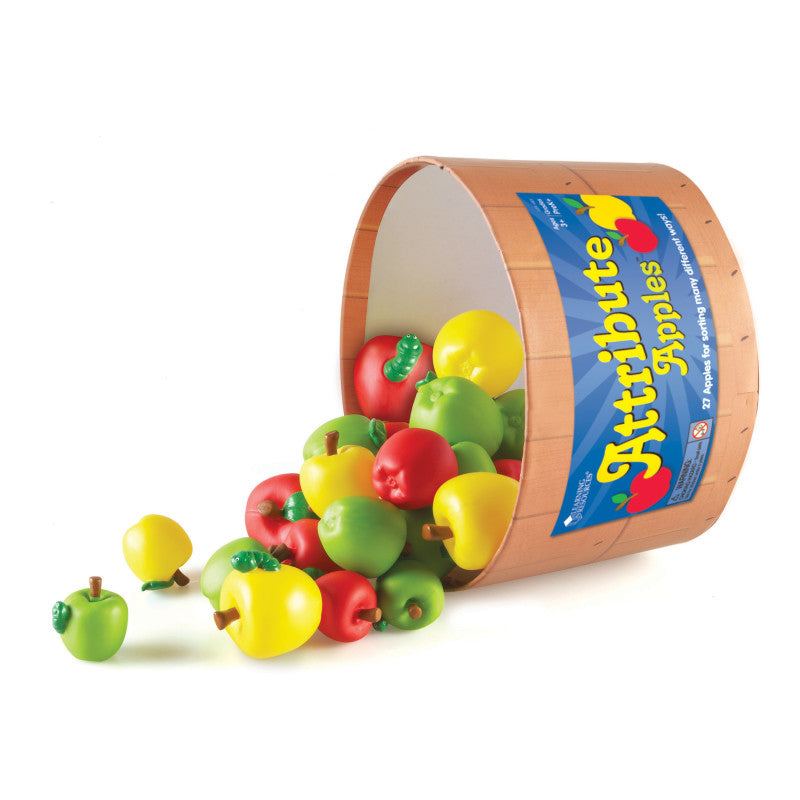 LEARNING RESOURCES - Attribute Apples, Sorting and Matching, 27 Pieces