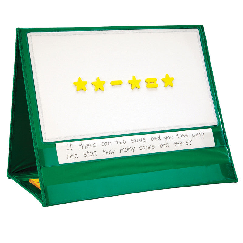 LEARNING RESOURCES - Write-On/Wipe-off Magnetic Demonstration Double-Sided Tabletop Pocket Chart