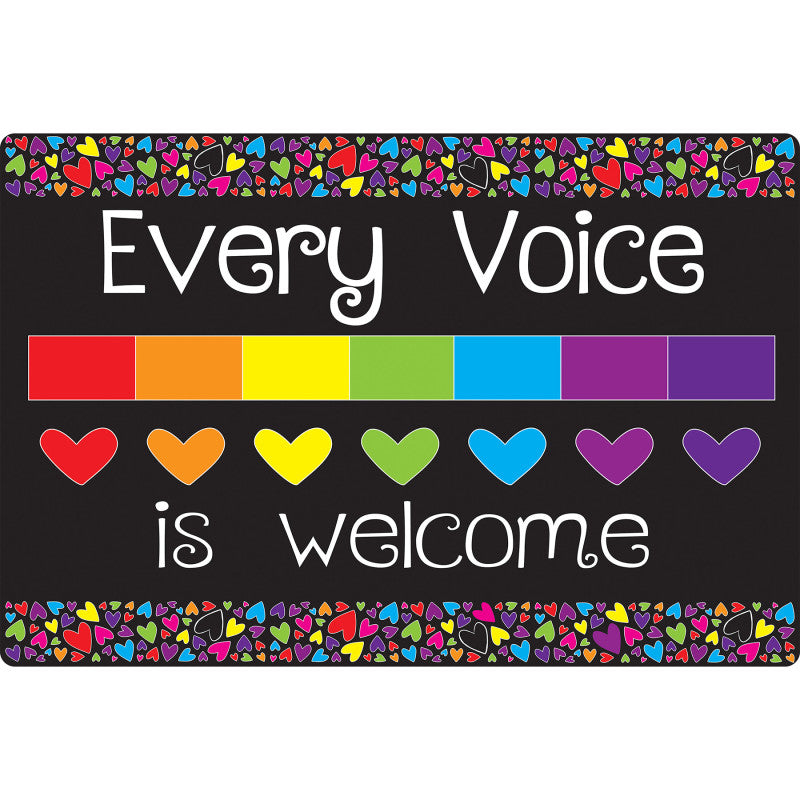 Computer Mouse Pad, 8" x 10", Every Voice is Welcome Here