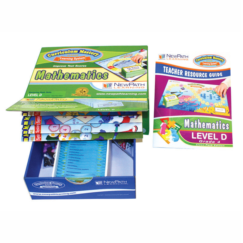 NEWPATH LEARNING - Grade 4 Math Curriculum Mastery® Game - Class-Pack Edition