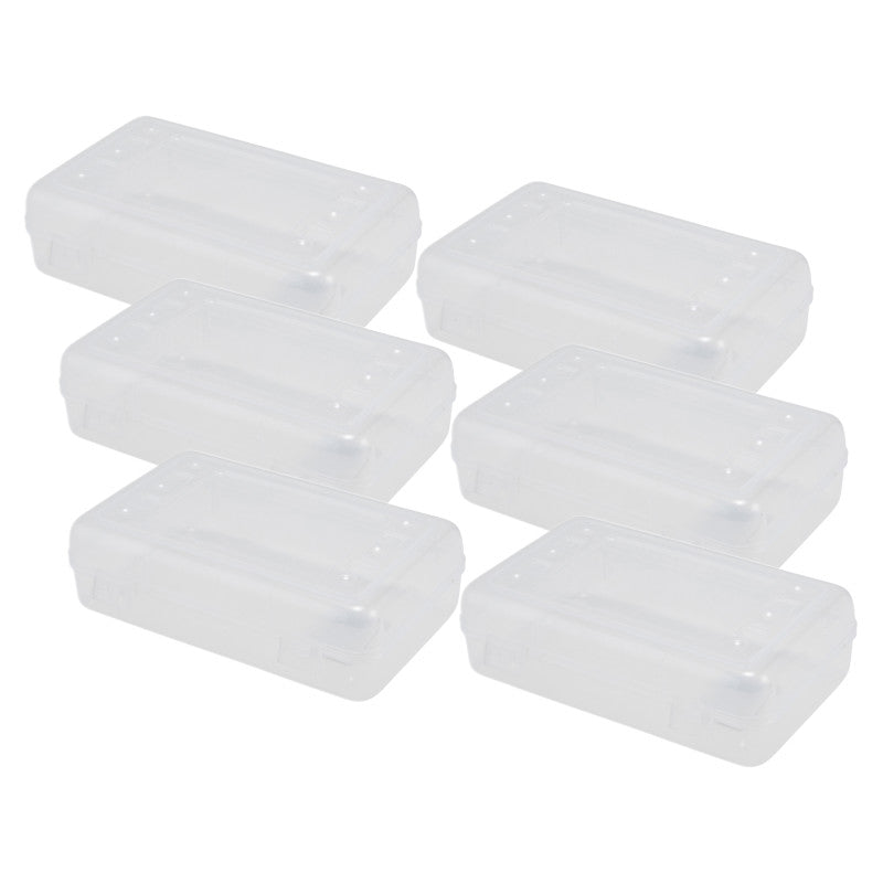 ADVANTUS - Pencil Box Clear, Pack of 6