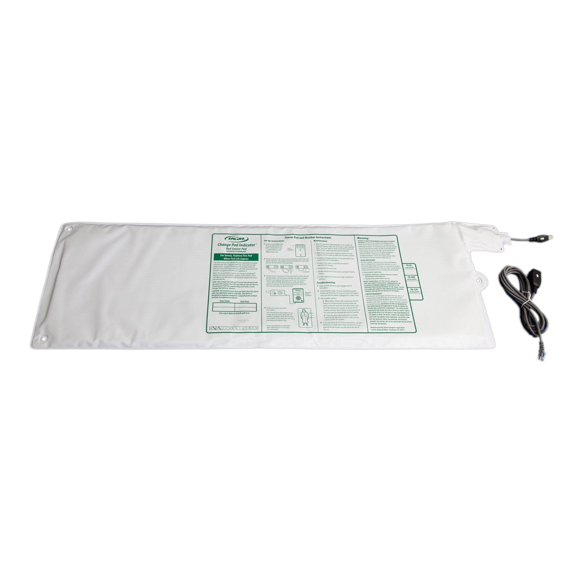 Smart Caregiver - Bed Sensor Pad Smart Caregiver™ 10 X 30 Inch [1/EA] (582989_EA)