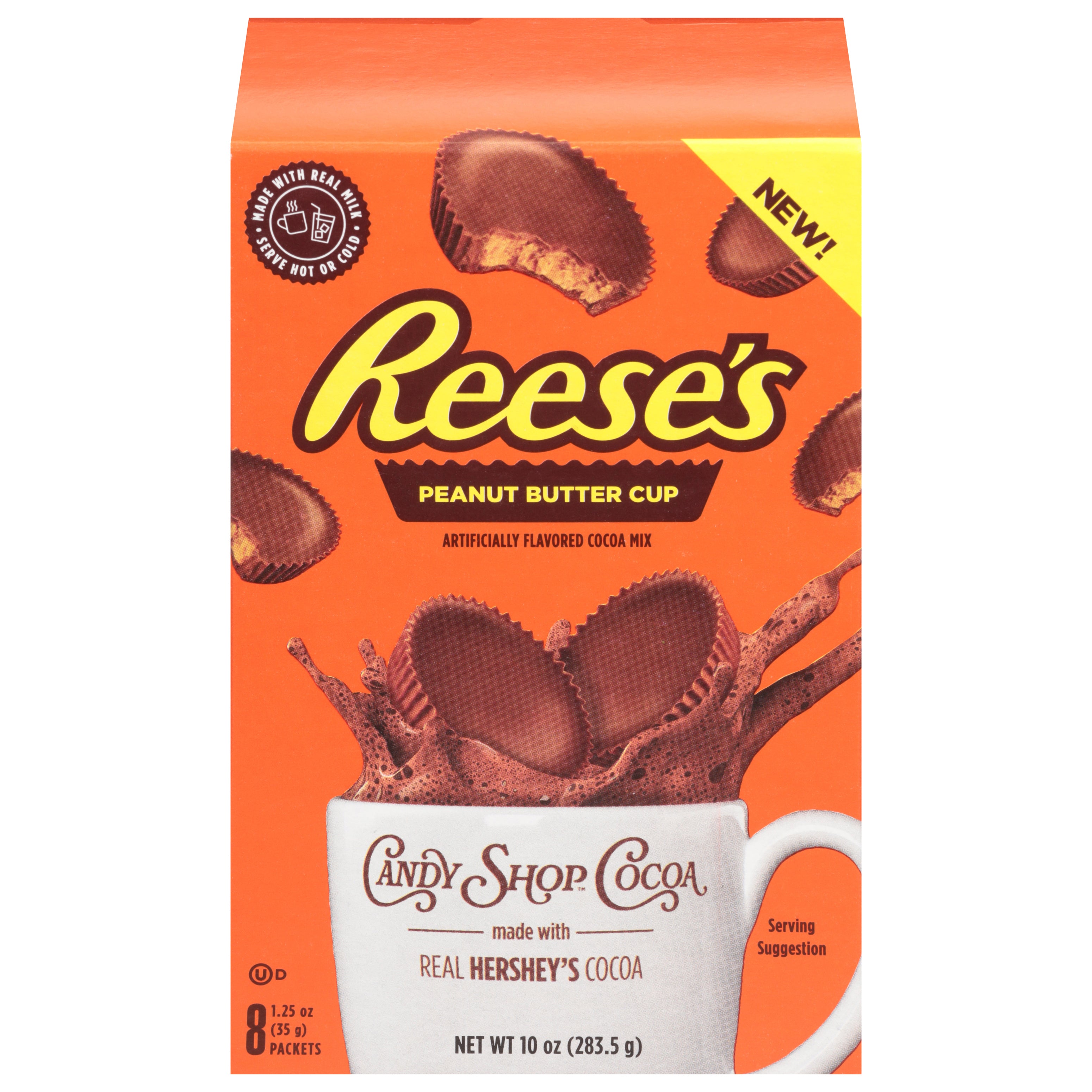 Reese's Peanut Butter Cup Cocoa Mix 8 - 1.25 oz Packets - Case of 1