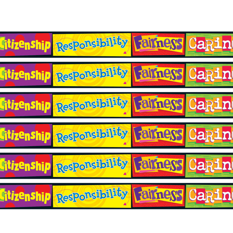 TREND - Character Education Bolder Borders®, 35.75' Per Pack, 6 Packs