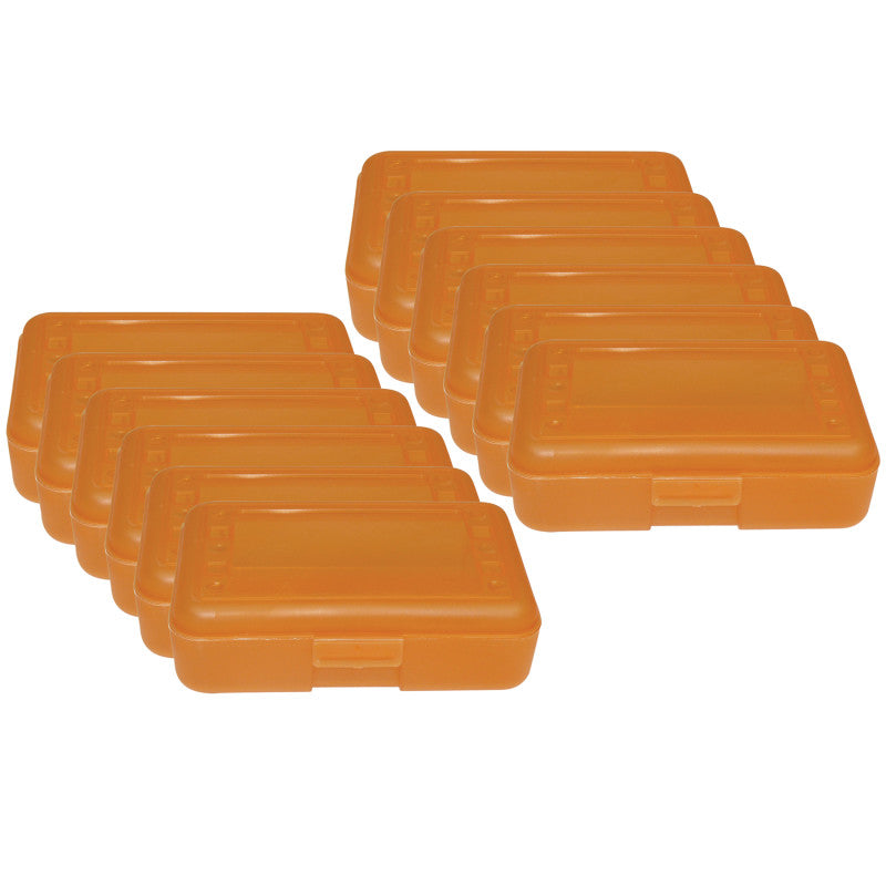 ROMANOFF - Pencil Box, Tangerine, Pack of 12