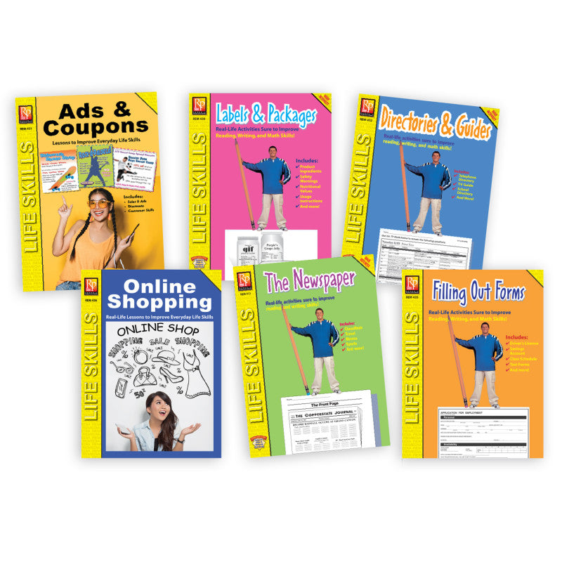 REMEDIA PUBLICATIONS - Practical Practice Reading Book Series, Set of 6