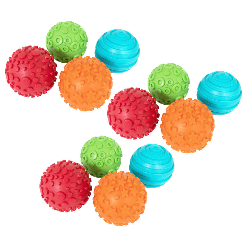 READY 2 LEARN - Paint and Dough Texture Spheres, 4 Per Set, 3 Sets