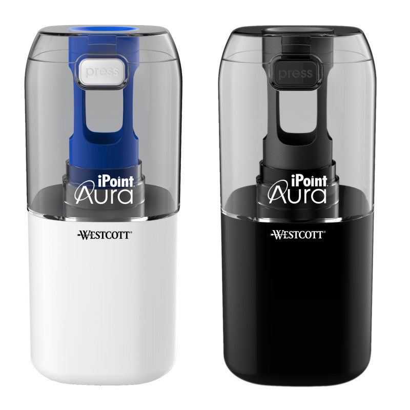WESTCOTT - iPoint® AURA Battery Pencil Sharpener, Assorted Colors