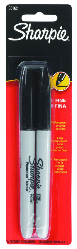 SHARPIE - Sharpie Black Fine Tip Permanent Marker 2 pk - Case of 6