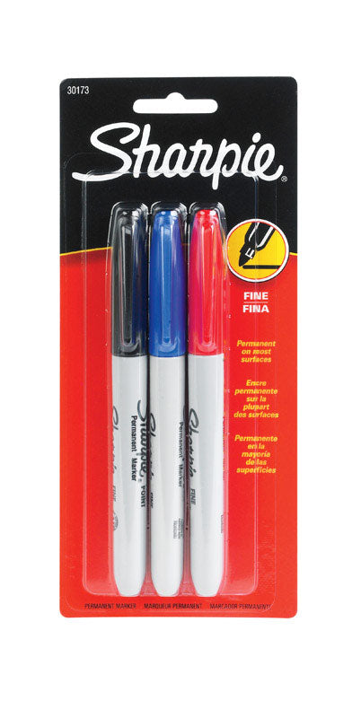 SHARPIE - Sharpie Assorted Fine Tip Permanent Marker 3 pk - Case of 6