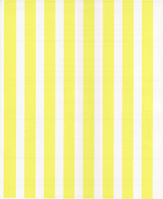 CENTURION, INC. - Adhesive Backed Yellow Bin Tag Labels [9006008]