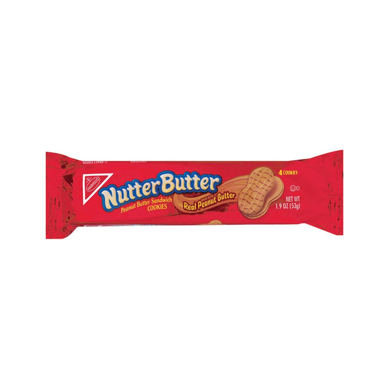 Nutter Butter Peanut Butter Cookies 1.9 oz Packet - Case of 10