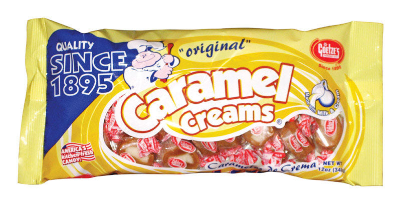 GOETZES CANDY - Goetzes Candy Caramel Creams Original Caramels 12 oz - Case of 12