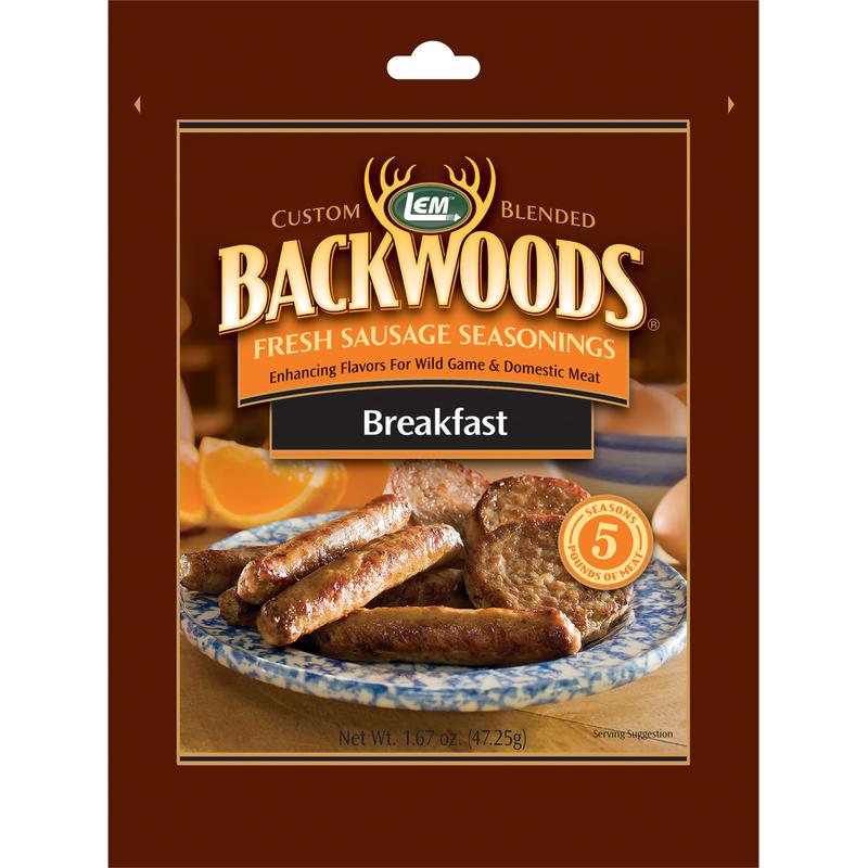 LEM - LEM Backwoods Breakfast Sausage 1.67 oz Boxed - Case of 6