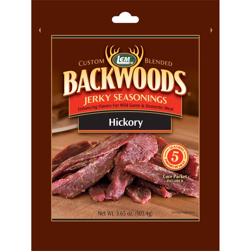 LEM - LEM Backwoods Hickory Jerky Seasoning 3.65 oz Boxed - Case of 6