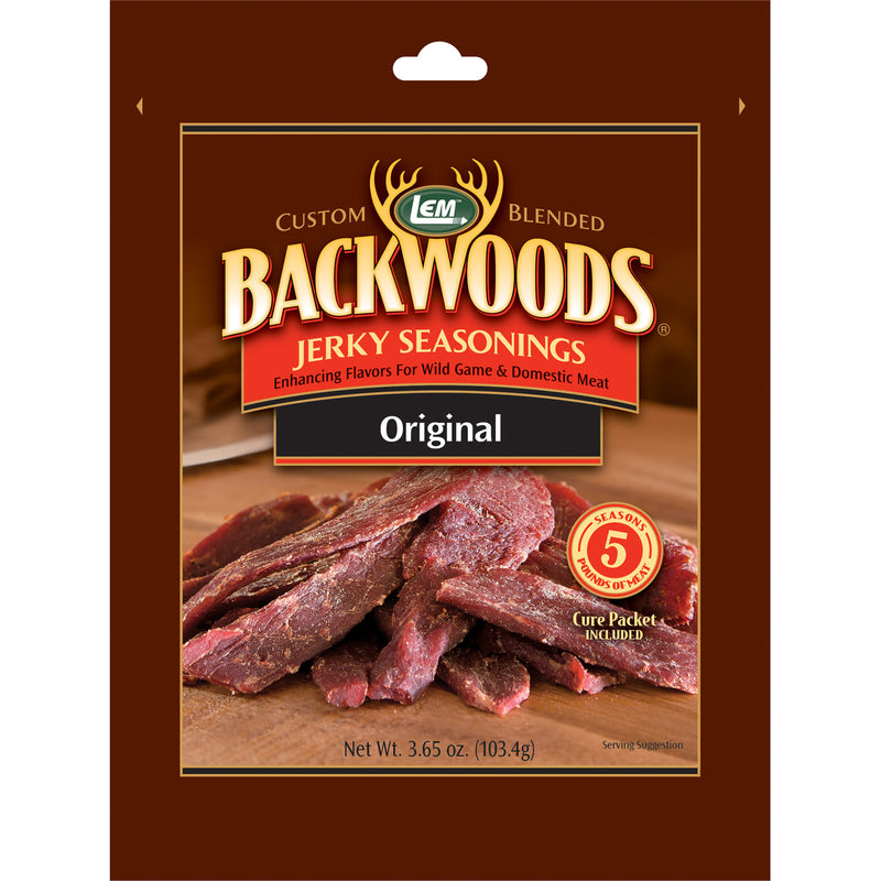 LEM - LEM Backwoods Original Jerky Seasoning 3.65 oz Boxed - Case of 6