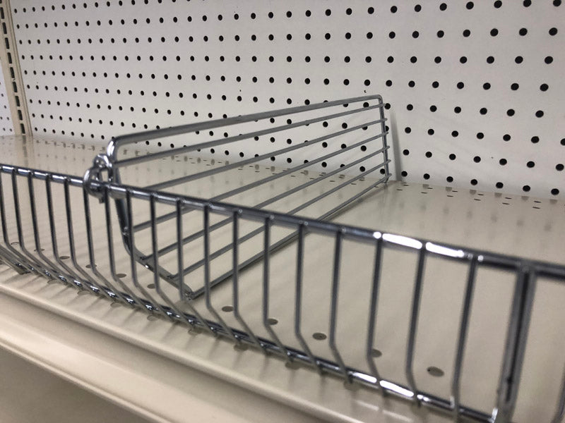 TRION - 3 in. H X 1/2 in. W X 16 in. L Silver Steel Shelving Unit 20 pk