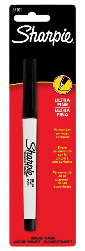 SHARPIE - Sharpie Black Ultra Fine Tip Permanent Marker 1 ct - Case of 6