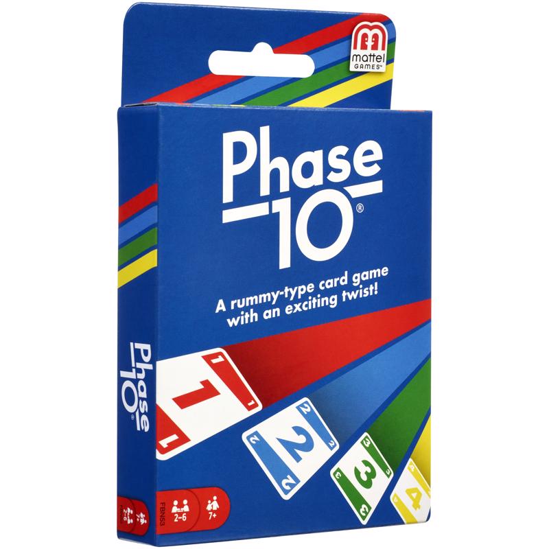 MATTEL - Mattel Phase 10 Card Game Multicolored 12 pc