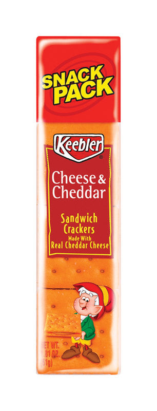 KEEBLER - Keebler Cheese and Cheddar Crackers 1.8 oz Pouch - Case of 12