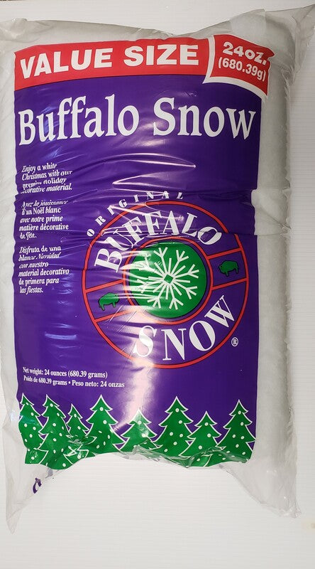 BUFFALO - Buffalo Snow Fluff Christmas Decoration Polyester 1 pk - Case of 12