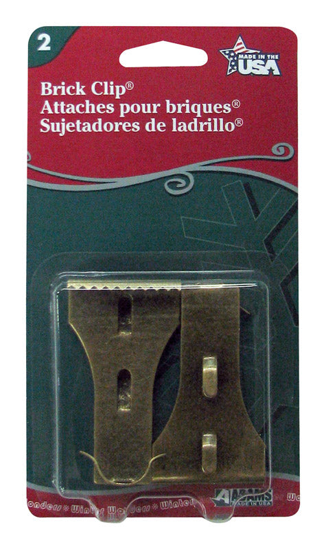 ADAMS - Adams 2.75 in. Brick Clips 2 pk