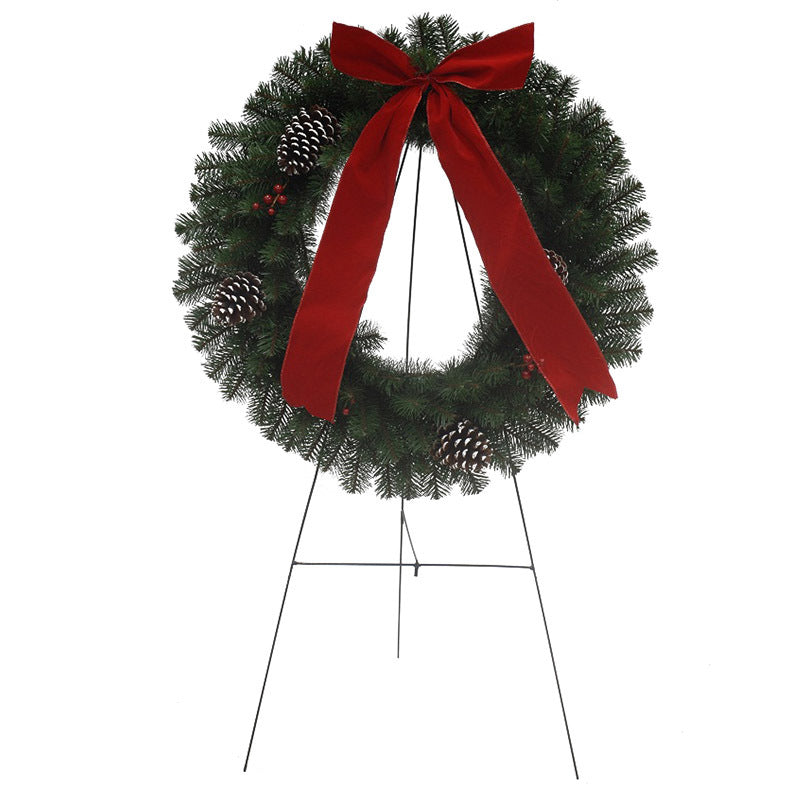 HOLIDAY BRIGHT LIGHTS - Holiday Bright Lights 30 in. D Memorial Christmas Wreath - Case of 4