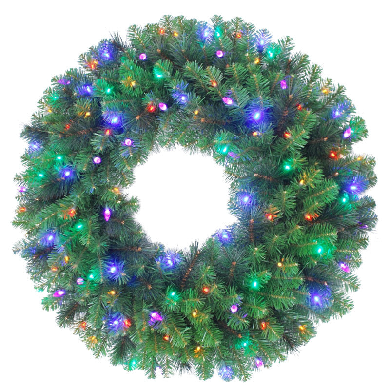 CELEBRATIONS - Celebrations Platinum 36 in. D LED Prelit Multicolored Mixed Pine Christmas Wreath - Case of 2