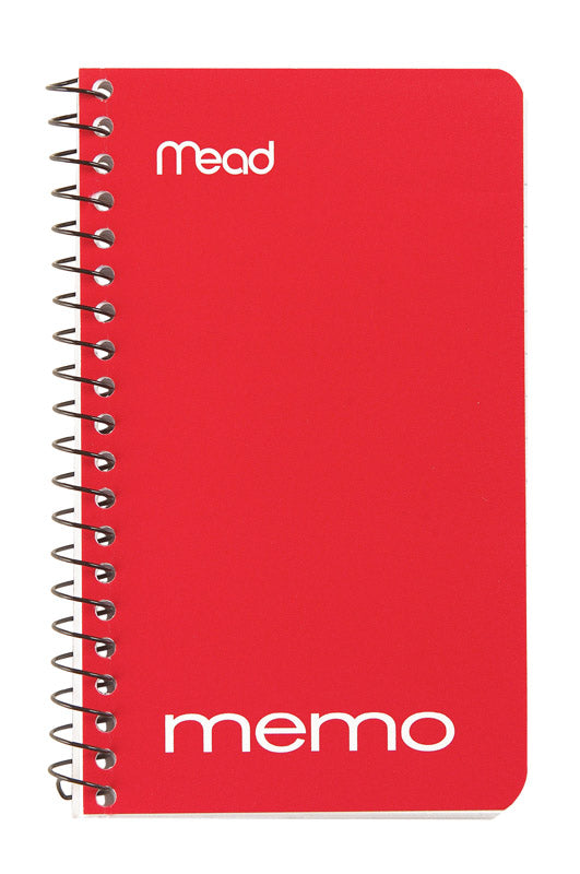 MEAD - Mead 3 in. W X 5 in. L Wide Ruled Spiral Memo Book - Case of 12 [45534]