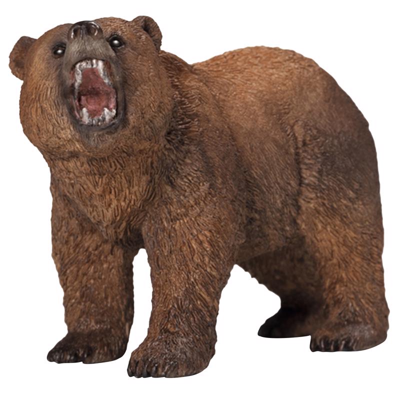 SCHLEICH - Schleich Wild Life Grizzly Bear Toy Plastic Brown - Case of 5
