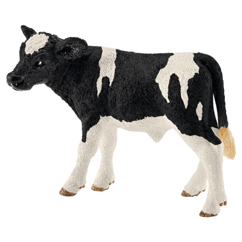 SCHLEICH - Schleich Farm World Holstein Calf Toy Plastic Black/White - Case of 5 [13798]