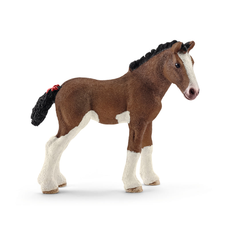 SCHLEICH - Schleich Farm World Clydesdale Foal Toy Brown/White - Case of 5