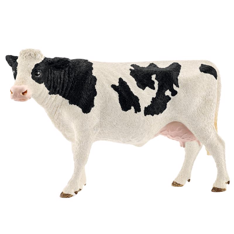 SCHLEICH - Schleich Farm World Holstein Calf Toy Plastic Black/White - Case of 5 [13797]