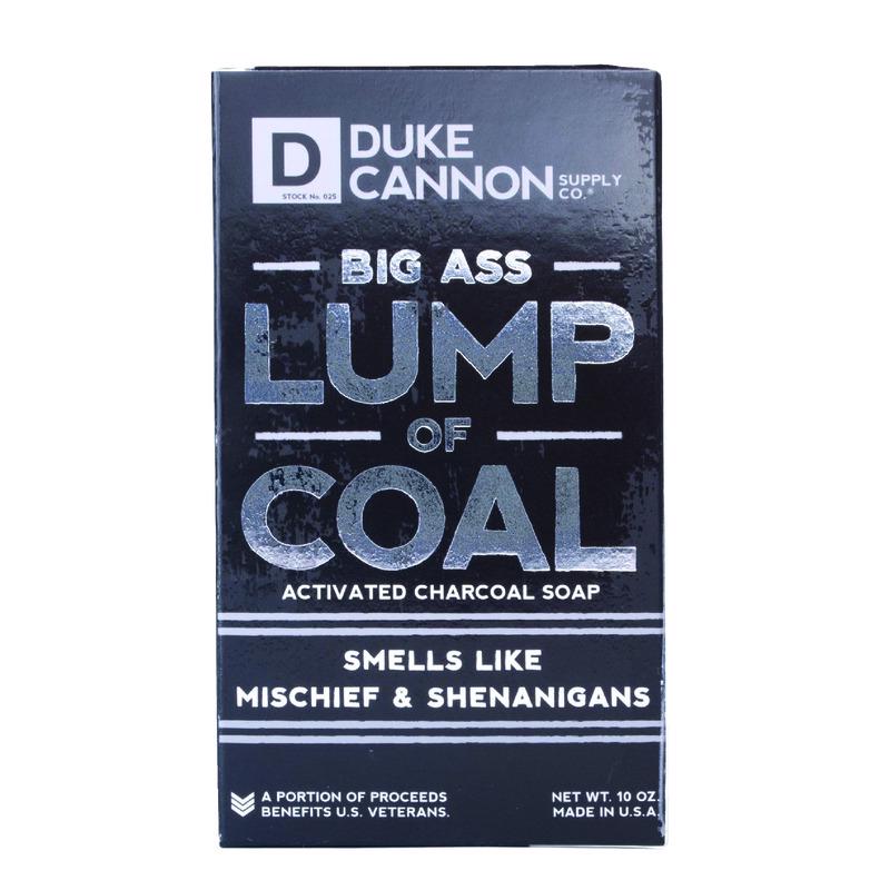 DUKE CANNON - Duke Cannon Lump Of Coal Black Pepper Scent Shower Soap 10 oz 1 pk